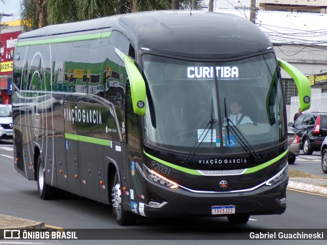 Viação Garcia 92031 na cidade de Ponta Grossa, Paraná, Brasil, por Gabriel Guachineski. Número da foto: #13159983.