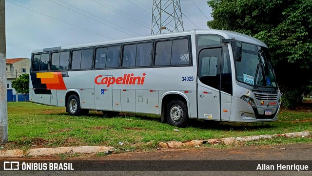 Transportes Capellini 34029 na cidade de Paulínia, São Paulo, Brasil, por Allan Henrique. Número da foto: #13158646.