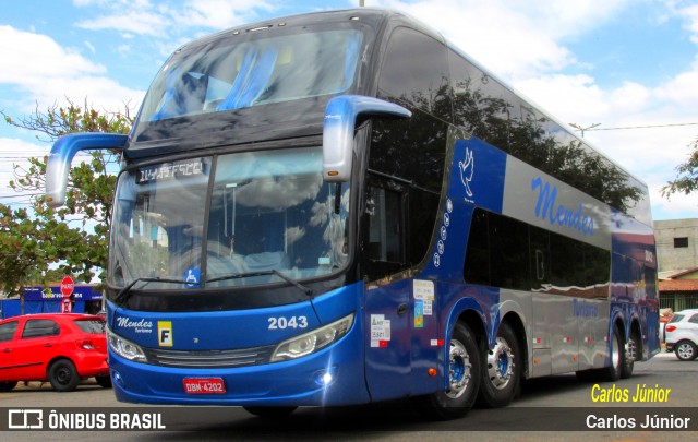 Mendes Turismo 2043 na cidade de Trindade, Goiás, Brasil, por Carlos Júnior. Número da foto: #13158079.
