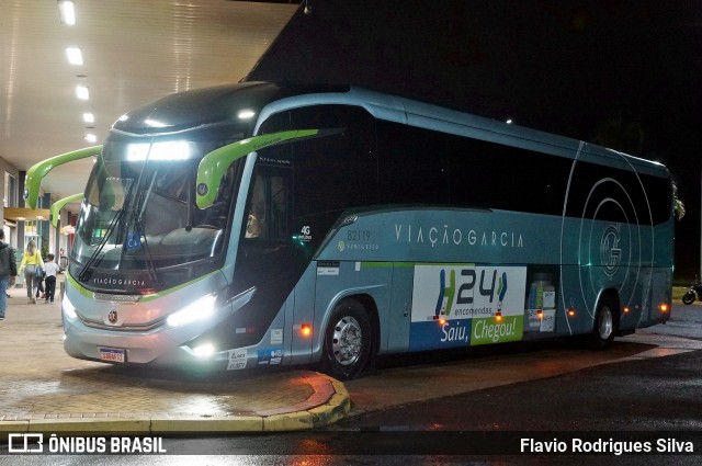 Viação Garcia 82119 na cidade de Ourinhos, São Paulo, Brasil, por Flavio Rodrigues Silva. Número da foto: #13159437.