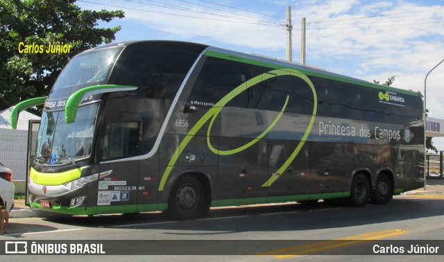 Expresso Princesa dos Campos 6856 na cidade de Trindade, Goiás, Brasil, por Carlos Júnior. Número da foto: #13159020.