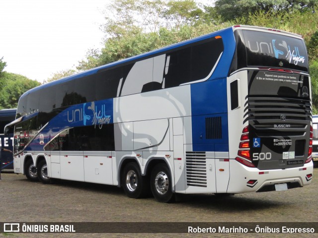 Unisul Viagens 500 na cidade de Campinas, São Paulo, Brasil, por Roberto Marinho - Ônibus Expresso. Número da foto: #13160693.