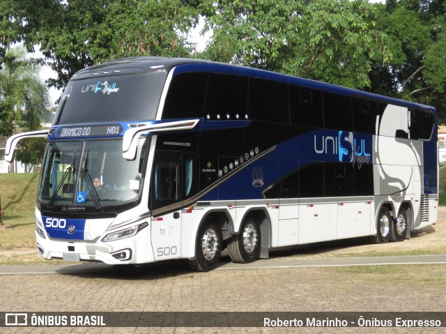 Unisul Viagens 500 na cidade de Campinas, São Paulo, Brasil, por Roberto Marinho - Ônibus Expresso. Número da foto: #13160687.