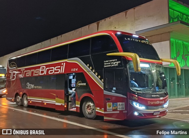 TransBrasil Turismo 1124 na cidade de Santana do Livramento, Rio Grande do Sul, Brasil, por Felipe Martins. Número da foto: #13158048.