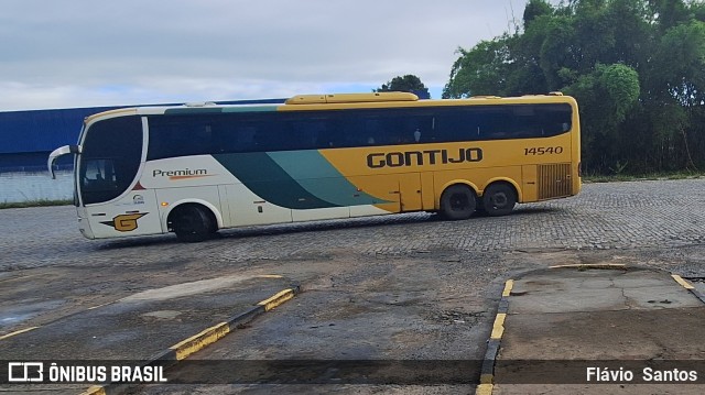 Empresa Gontijo de Transportes 14540 na cidade de Cruz das Almas, Bahia, Brasil, por Flávio  Santos. Número da foto: #13158432.