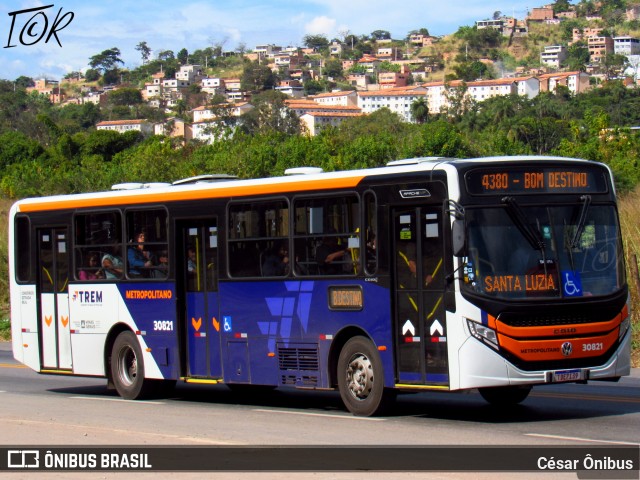 Expresso Luziense > Territorial Com. Part. e Empreendimentos 30821 na cidade de Belo Horizonte, Minas Gerais, Brasil, por César Ônibus. Número da foto: #13160022.