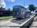Viação Cidade Sol 5800 na cidade de Itaparica, Bahia, Brasil, por Gustavo Alcantara. Número da foto: #:id.