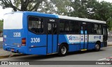 Emflotur - Empresa Florianópolis de Transportes Coletivos 3308 na cidade de Florianópolis, Santa Catarina, Brasil, por Claudio Luiz. Número da foto: #:id.