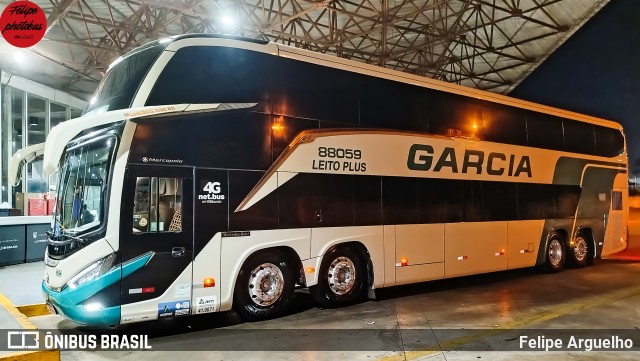 Viação Garcia 88059 na cidade de Maringá, Paraná, Brasil, por Felipe Arguelho. Número da foto: #13163032.