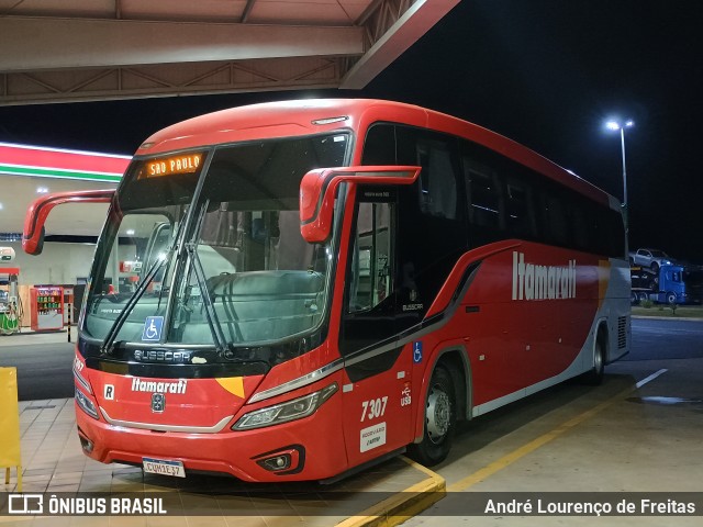 Expresso Itamarati 7307 na cidade de São Carlos, São Paulo, Brasil, por André Lourenço de Freitas. Número da foto: #13163688.