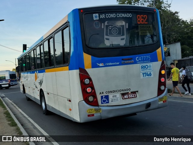 Viação Redentor C47775 na cidade de Rio de Janeiro, Rio de Janeiro, Brasil, por Danyllo Henrique. Número da foto: #13164070.