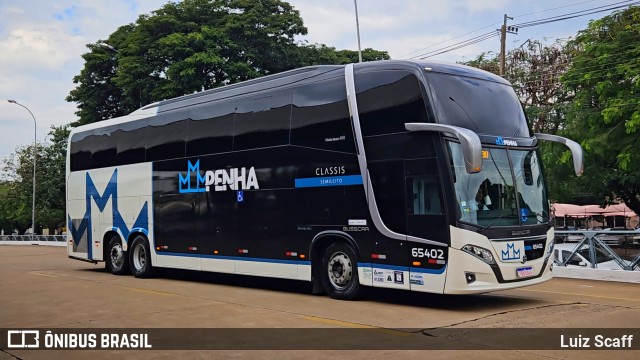 Empresa de Ônibus Nossa Senhora da Penha 65402 na cidade de Maringá, Paraná, Brasil, por Luiz Scaff. Número da foto: #13161860.