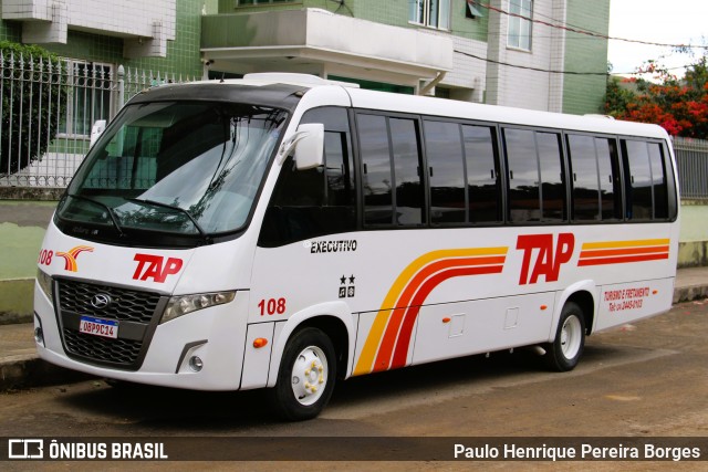 TAP Turismo e Fretamento 108 na cidade de Barra do Piraí, Rio de Janeiro, Brasil, por Paulo Henrique Pereira Borges. Número da foto: #13164143.