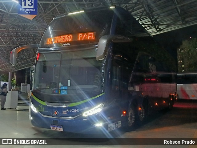 Empresa de Ônibus Nossa Senhora da Penha 65005 na cidade de São José dos Campos, São Paulo, Brasil, por Robson Prado. Número da foto: #13164645.