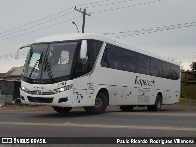 Kopereck Turismo 570 na cidade de Rio Grande, Rio Grande do Sul, Brasil, por Paulo Ricardo  Rodrigues Villanova. Número da foto: #13162822.
