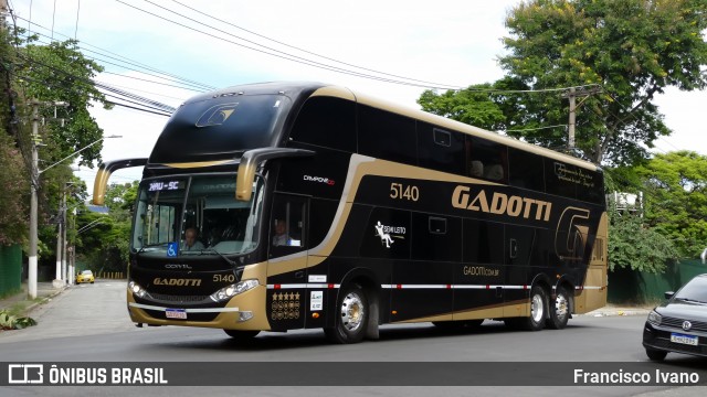 Auto Viação Gadotti 5140 na cidade de São Paulo, São Paulo, Brasil, por Francisco Ivano. Número da foto: #13164260.