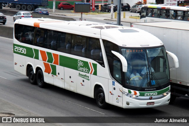 Cia. São Geraldo de Viação 21350 na cidade de Rio de Janeiro, Rio de Janeiro, Brasil, por Junior Almeida. Número da foto: #13163093.