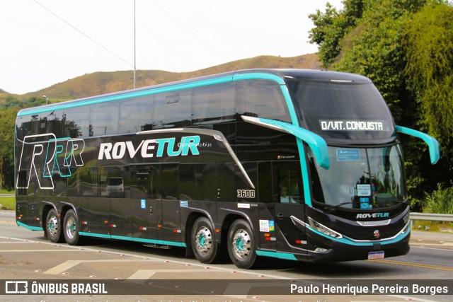 Rovetur Turismo 3600 na cidade de Barra do Piraí, Rio de Janeiro, Brasil, por Paulo Henrique Pereira Borges. Número da foto: #13164127.