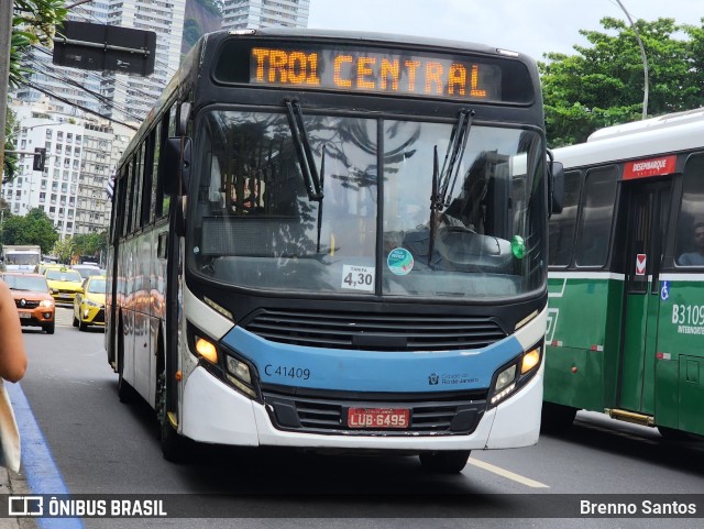 Real Auto Ônibus C41409 na cidade de Rio de Janeiro, Rio de Janeiro, Brasil, por Brenno Santos. Número da foto: #13164351.
