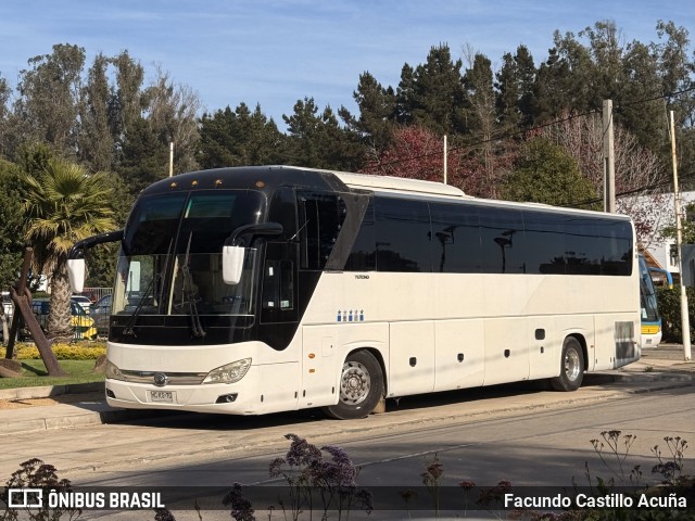 Empresa de Buses Bahia Azul 279 na cidade de Santo Domingo, San Antonio, Valparaíso, Chile, por Facundo Castillo Acuña. Número da foto: #13163019.