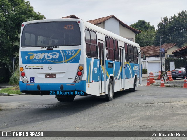 TRANSA - Transa Transporte Coletivo 750 na cidade de Três Rios, Rio de Janeiro, Brasil, por Zé Ricardo Reis. Número da foto: #13162026.