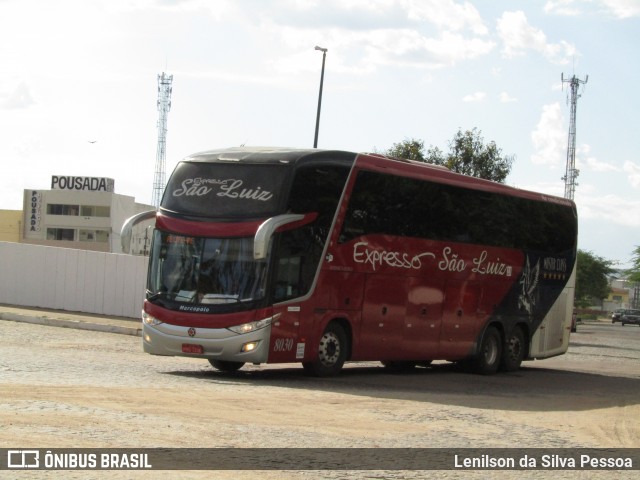 Expresso São Luiz 8030 na cidade de Caruaru, Pernambuco, Brasil, por Lenilson da Silva Pessoa. Número da foto: #13162885.