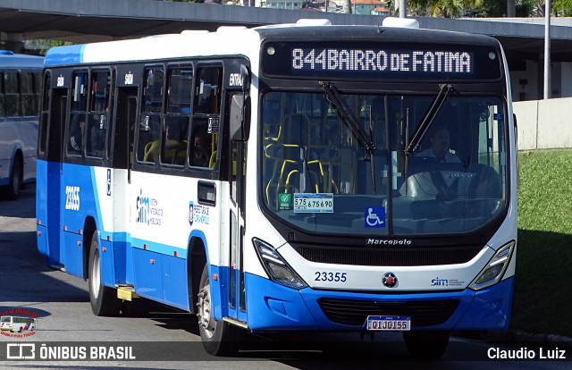 Emflotur - Empresa Florianópolis de Transportes Coletivos 23355 na cidade de Florianópolis, Santa Catarina, Brasil, por Claudio Luiz. Número da foto: #13163367.