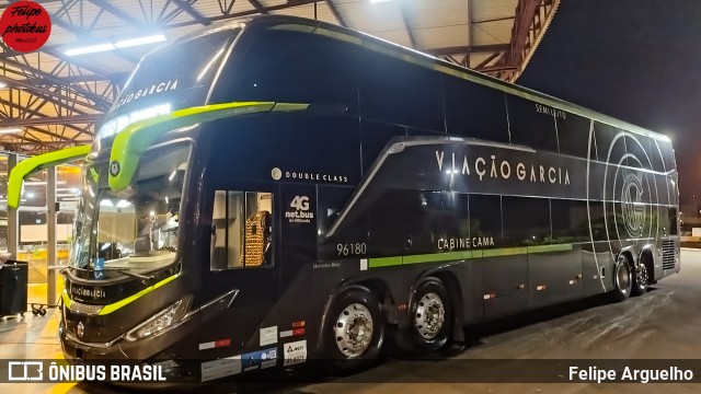 Viação Garcia 96180 na cidade de Londrina, Paraná, Brasil, por Felipe Arguelho. Número da foto: #13163008.