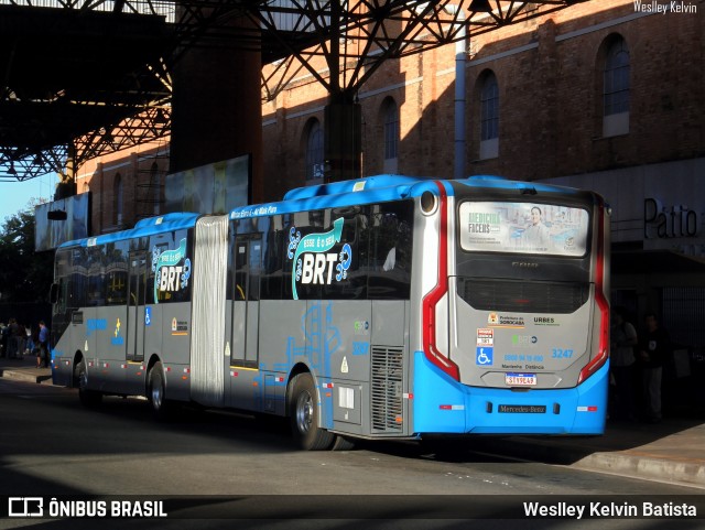 BRT Sorocaba Concessionária de Serviços Públicos SPE S/A 3247 na cidade de Sorocaba, São Paulo, Brasil, por Weslley Kelvin Batista. Número da foto: #13161634.