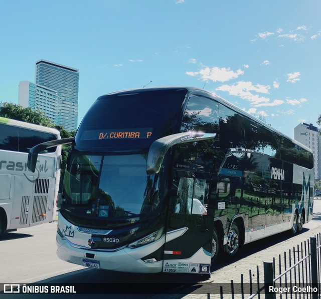 Empresa de Ônibus Nossa Senhora da Penha 65030 na cidade de Curitiba, Paraná, Brasil, por Roger Coelho. Número da foto: #13164131.