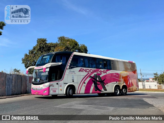 Empresa de Transportes Andorinha 7006 na cidade de Brasília, Distrito Federal, Brasil, por Paulo Camillo Mendes Maria. Número da foto: #13161805.
