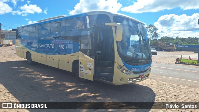 Viação Novo Horizonte 524811 na cidade de Barra da Estiva, Bahia, Brasil, por Flávio  Santos. Número da foto: #13161330.