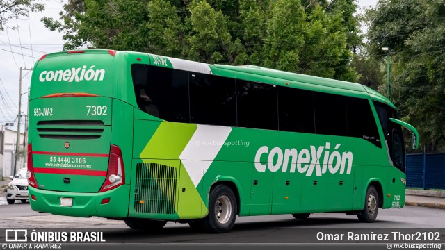 Autobuses Conexión 7302 na cidade de Gustavo A. Madero, Ciudad de México, México, por Omar Ramírez Thor2102. Número da foto: #13163255.