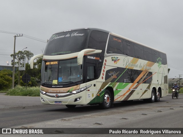 Princesa da Serra Viagens e Turismo 1244 na cidade de Rio Grande, Rio Grande do Sul, Brasil, por Paulo Ricardo  Rodrigues Villanova. Número da foto: #13163225.
