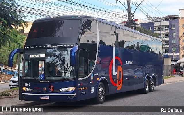 Ônibus Particulares 2200 na cidade de Rio de Janeiro, Rio de Janeiro, Brasil, por RJ Ônibus. Número da foto: #13161493.