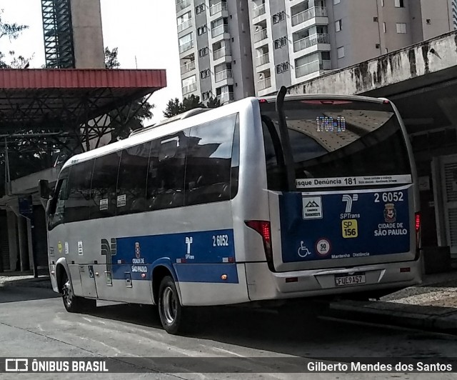 Transcooper > Norte Buss 2 6052 na cidade de São Paulo, São Paulo, Brasil, por Gilberto Mendes dos Santos. Número da foto: #13161030.
