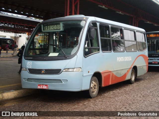 VCG - Viação Campos Gerais 851 na cidade de Ponta Grossa, Paraná, Brasil, por Paulobuss  Guaratuba. Número da foto: #13163790.