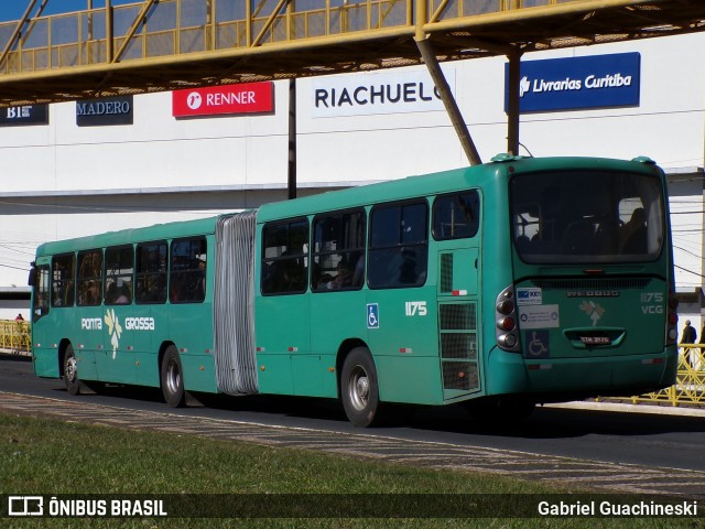 VCG - Viação Campos Gerais 1175 na cidade de Ponta Grossa, Paraná, Brasil, por Gabriel Guachineski. Número da foto: #13163798.