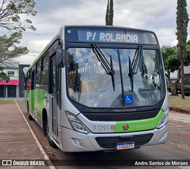Viação Garcia 91291 na cidade de Rolândia, Paraná, Brasil, por Andre Santos de Moraes. Número da foto: #13163119.