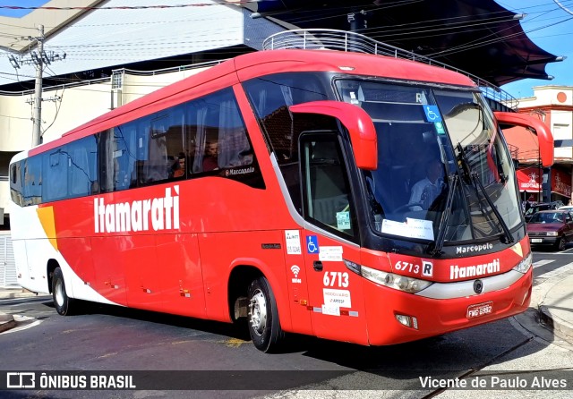 Expresso Itamarati 6713 na cidade de São José do Rio Preto, São Paulo, Brasil, por Vicente de Paulo Alves. Número da foto: #13161386.
