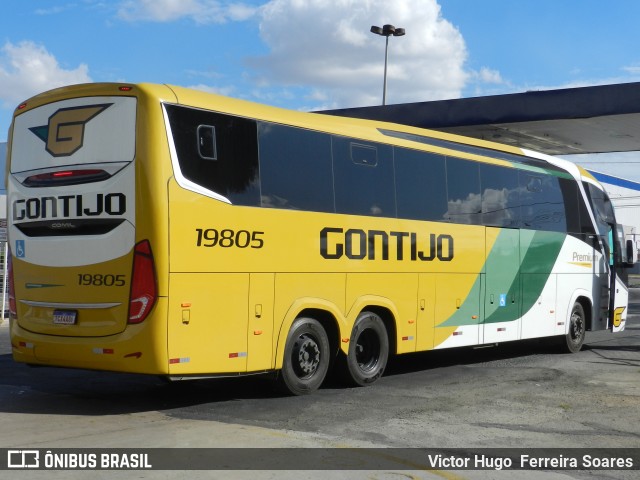 Empresa Gontijo de Transportes 19805 na cidade de Goiânia, Goiás, Brasil, por Victor Hugo  Ferreira Soares. Número da foto: #13162257.