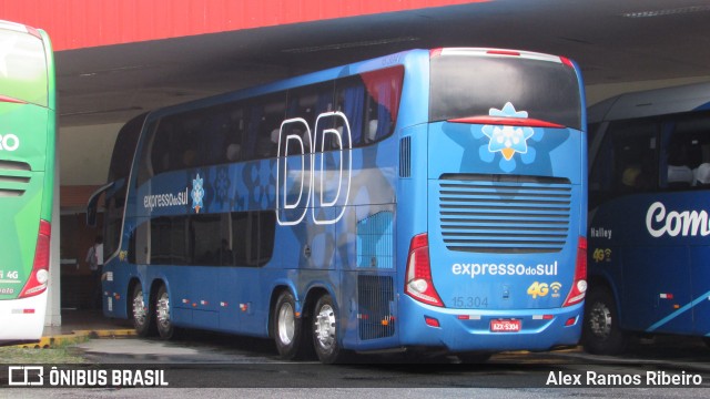 Expresso do Sul 15304 na cidade de Guaratinguetá, São Paulo, Brasil, por Alex Ramos Ribeiro. Número da foto: #13164186.