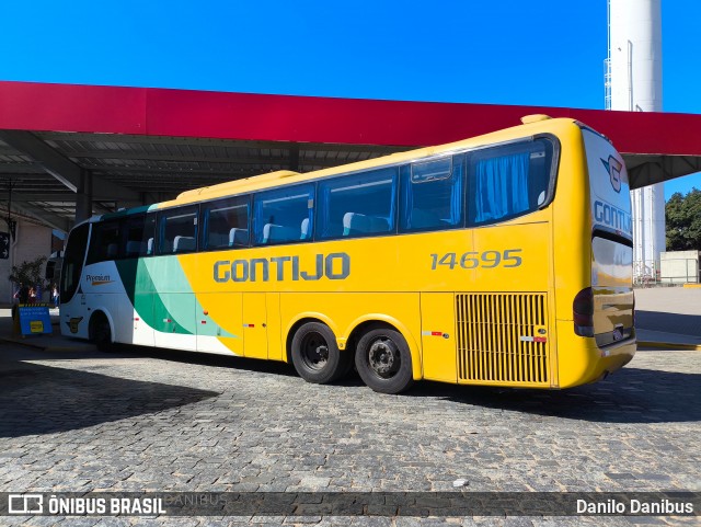 Empresa Gontijo de Transportes 14695 na cidade de Estiva, Minas Gerais, Brasil, por Danilo Danibus. Número da foto: #13164362.