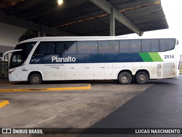 Planalto Transportes 2514 na cidade de Lages, Santa Catarina, Brasil, por LUCAS NASCIMENTO. Número da foto: #13161341.