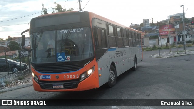 Auto Ônibus São João 23025 na cidade de Feira de Santana, Bahia, Brasil, por Emanuel Silva. Número da foto: #13161786.