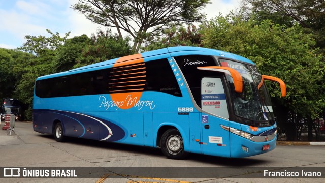 Empresa de Ônibus Pássaro Marron 5989 na cidade de São Paulo, São Paulo, Brasil, por Francisco Ivano. Número da foto: #13164449.