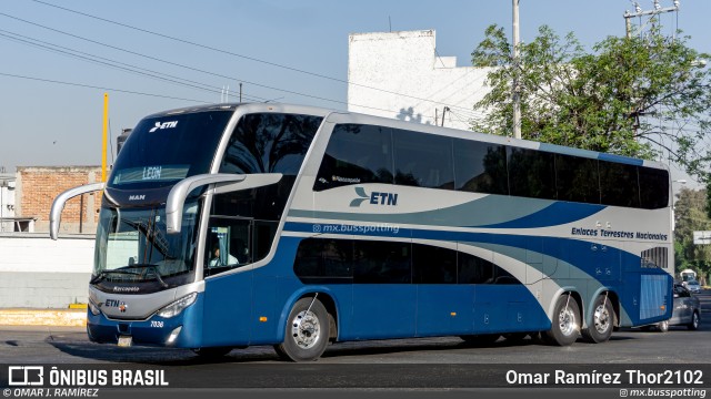 ETN - Enlaces Terrestres Nacionales 7036 na cidade de Gustavo A. Madero, Ciudad de México, México, por Omar Ramírez Thor2102. Número da foto: #13163942.