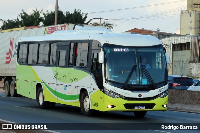 Rio Negro Fretamento e Turismo 86324 na cidade de Belo Horizonte, Minas Gerais, Brasil, por Rodrigo Barraza. Número da foto: #13162244.