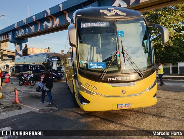 Viação Nova Itapemirim 60176 na cidade de Rio de Janeiro, Rio de Janeiro, Brasil, por Marcelo Horta. Número da foto: #13163577.