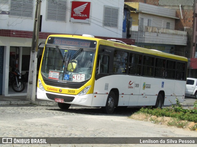 Coletivo Transportes 3659 na cidade de Caruaru, Pernambuco, Brasil, por Lenilson da Silva Pessoa. Número da foto: #13162776.